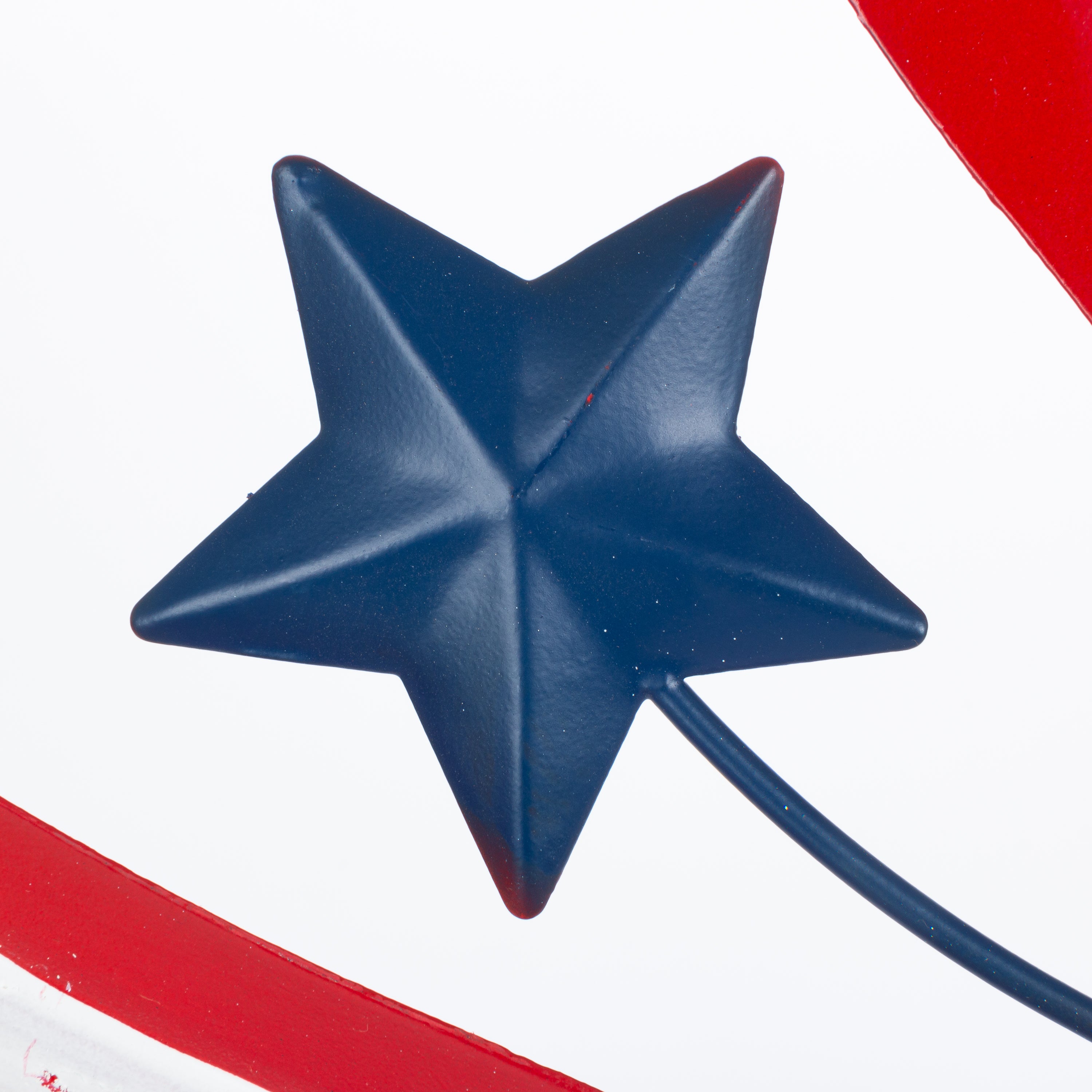 63 in. Metal Americana Wind Spinner Yard Stake